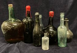 A selection of display vintage bottles