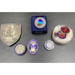 A selection of Royal college of nursing medallions and badges