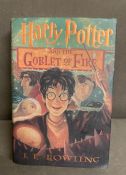 American First Edition, hardback, of Harry Potter and the Goblet of Fire.