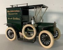 A model of a ford model tv delivery van "Collett and Sons" of Gloucester