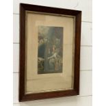 A print of St Cecilia bt Sir Joshua Reynolds 21cm x 212cm