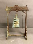 A cast iron Buddhist meditation bell
