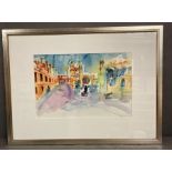 A framed water colour, signed Phillipa Jones