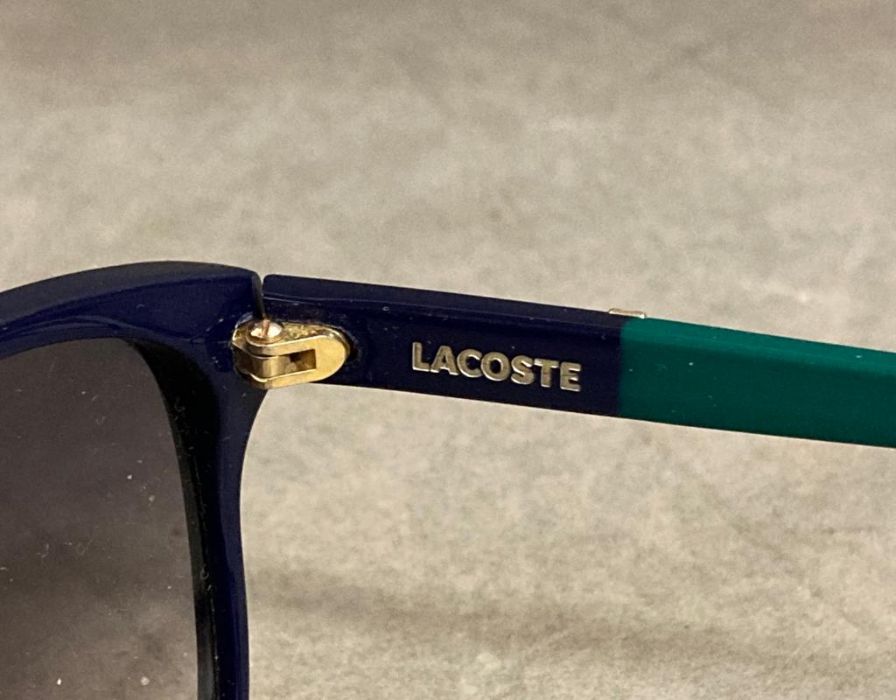A pair of Lacoste ladies sun glasses in case - Image 3 of 4