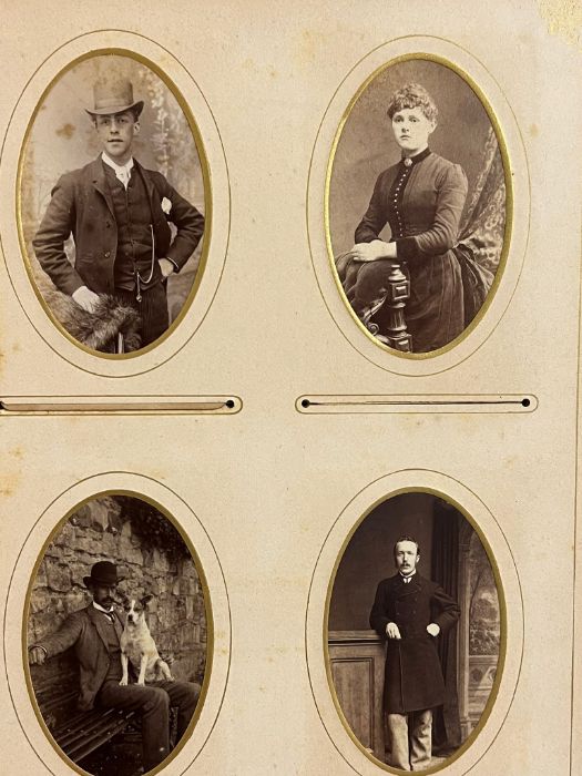 A Victorian photograph album - Image 4 of 5