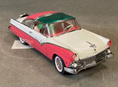 A Franklin Mint Diecast model of a 1955 Ford Crown Victoria