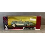 A Yat Ming Diecast model of a 1957 Chevrolet Corvette