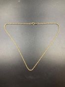 A 9ct gold necklace (Approximate Total Weight 2.5g)