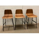 Three Gus modern lecture bar stools