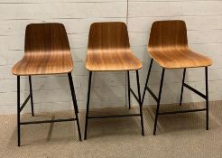 Three Gus modern lecture bar stools