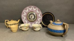 A small selection of Wedgwood jasperware