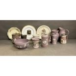 A Large volume of Wedgwood Jasperware, various colours and styles.