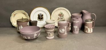 A Large volume of Wedgwood Jasperware, various colours and styles.