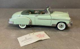 A Franklin Mint Diecast model of a 1950 Chevrolet Skyline Deluxe