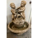 A garden water feature (3 pieces)