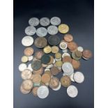 A large volume of coins, Great Britain and Ireland along with several tokens.