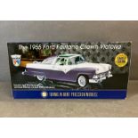 A Franklin Mint Diecast model of a 1955 Ford Fairline Crown Victoria