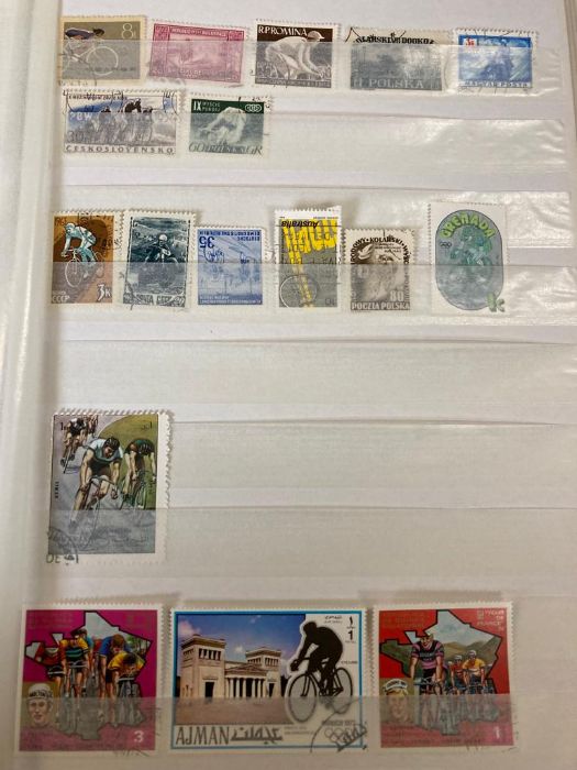 A single album with an extensive collection of commemorative world stamps - Image 6 of 9