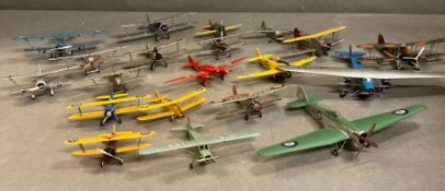 A selection of model airplanes