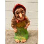 A garden gnome of the wicked witch (H45cm)