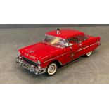 A Franklin Mint Diecast model of a 1955 Chevrolet Bel Air The Fire Chief Special
