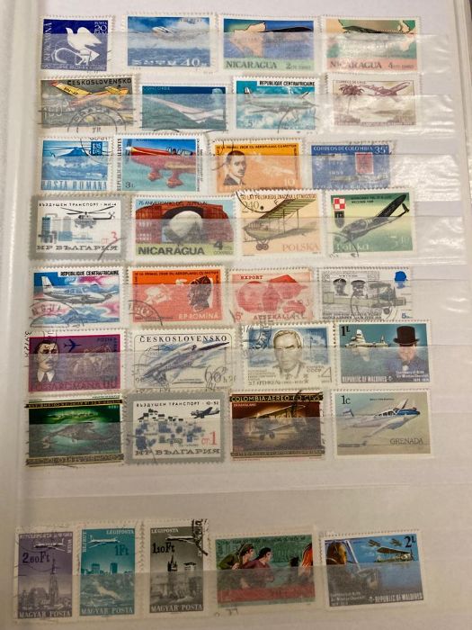 A single album with an extensive collection of commemorative world stamps - Image 3 of 9