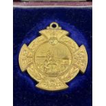 A Medal from Electrical & General trades Exhibition Bingley Hall Birmingham 1898 Awarded for
