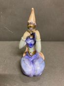 A Herend of Hungary figurine of a lady blushing