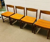 Four Mid Century chairs
