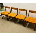 Four Mid Century chairs