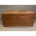 An oak canteen chest