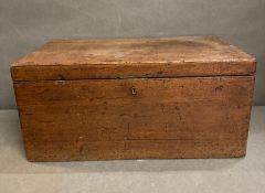 An oak canteen chest