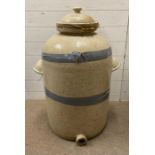 A large Royal Doulton stoneware chemical jar (H90cm)