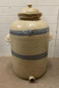 A large Royal Doulton stoneware chemical jar (H90cm)