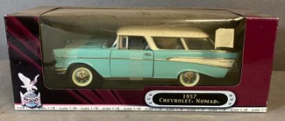 A Yat Ming Diecast model of a 1957 Chevrolet Nomad