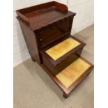 An 19th Century step commode