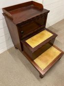 An 19th Century step commode