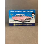 A Franklin Mint Diecast model of Elvis Presley's 1955 Pink Cadillac