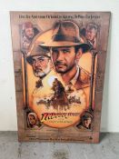 Indiana Jones promotional poster on board 68cm x 102cm