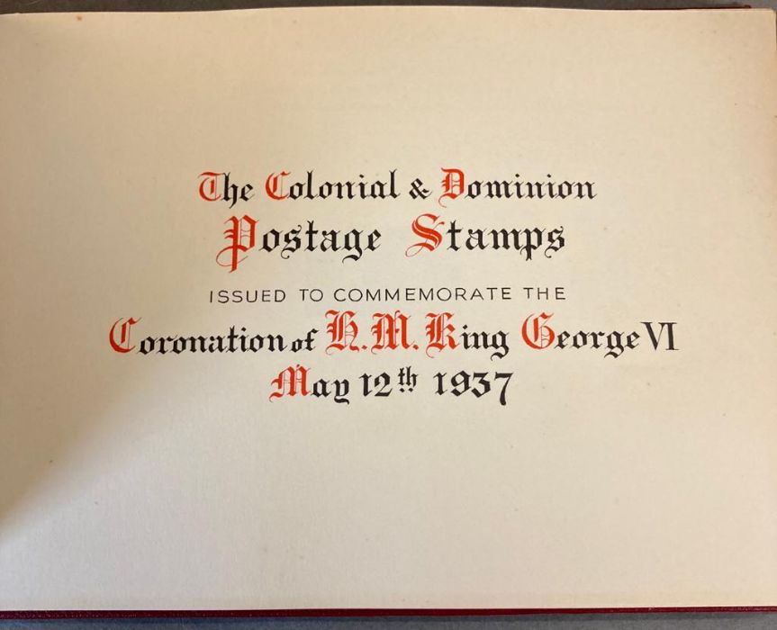 The Colonial & Dominion Postage Stamps issued to commemorate the Commemorate the Coronation of HM - Image 2 of 6