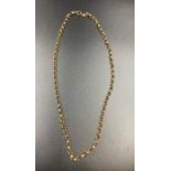 A 9ct gold chain, 46 cm in length (Approximate Weight 9.3g)