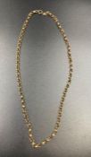 A 9ct gold chain, 46 cm in length (Approximate Weight 9.3g)