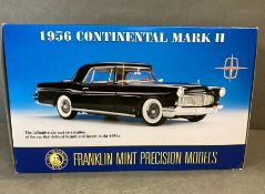 A Franklin Mint Diecast model of a 1956 Continental Mark II, boxed