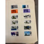 A Great British stamp album definitives and commemoratives.