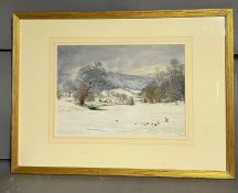 Stanley Roy Badmin RWS (1906- 1989) 'Vagaries of the Snow' signed and inscribed with title