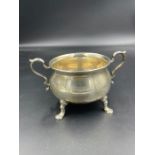 A Sterling silver sugar bowl by Shreve Crump & Low Co (Approximate weight 158g)