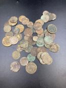 A selection of Medieval coins, various conditions, denominations and areas. (Approximate 56 coins)