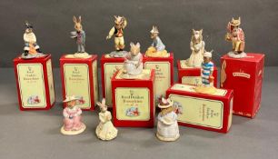 A selection of Royal Doulton Bunnykins figures