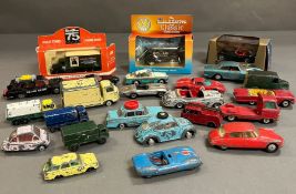 A selection of play worn Diecast vehicles