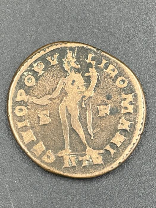 A Roman Maximianus Nob Caes coin